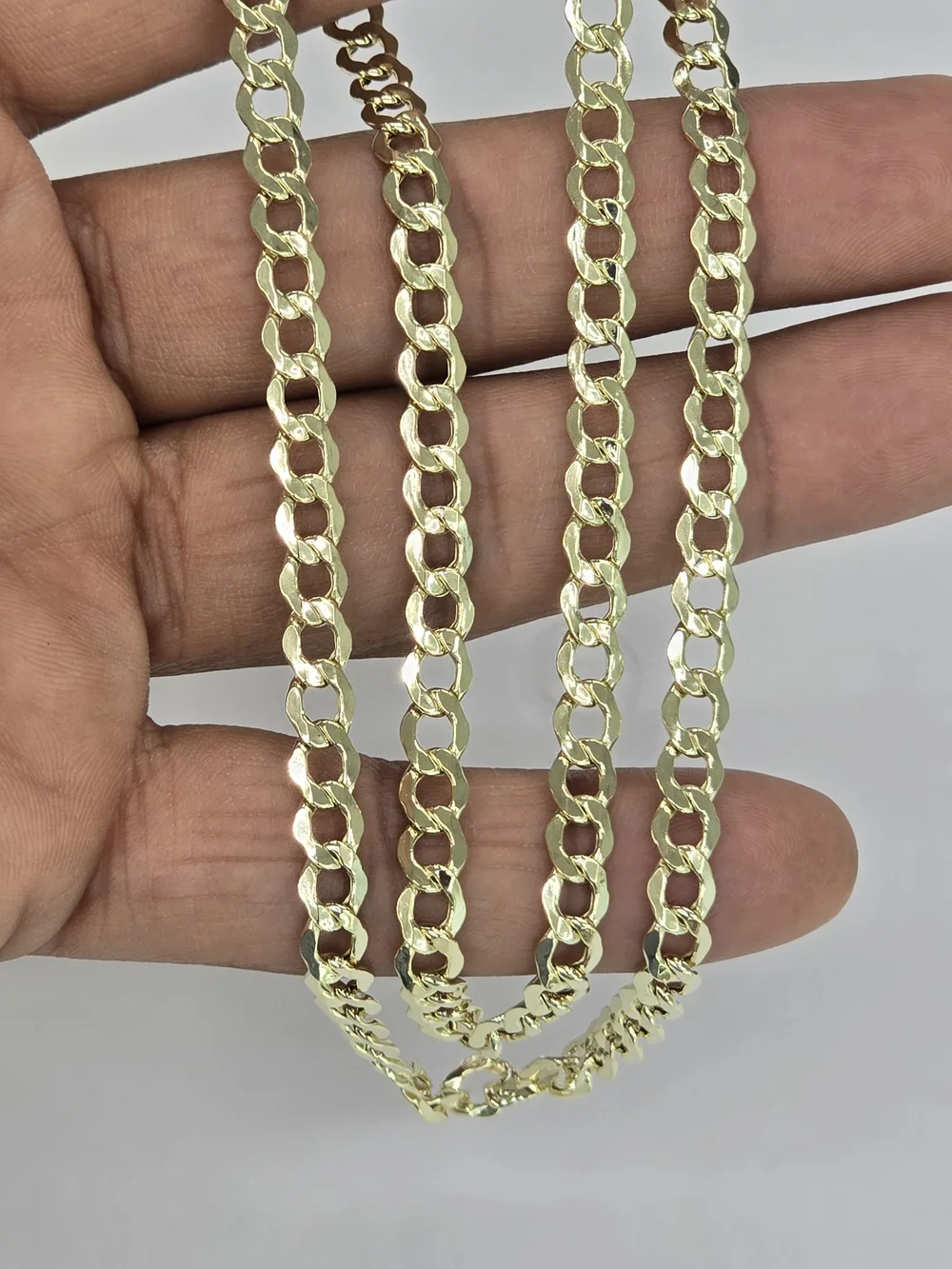 10k Real Gold Cuban Chain 5.6mm 22 Inches